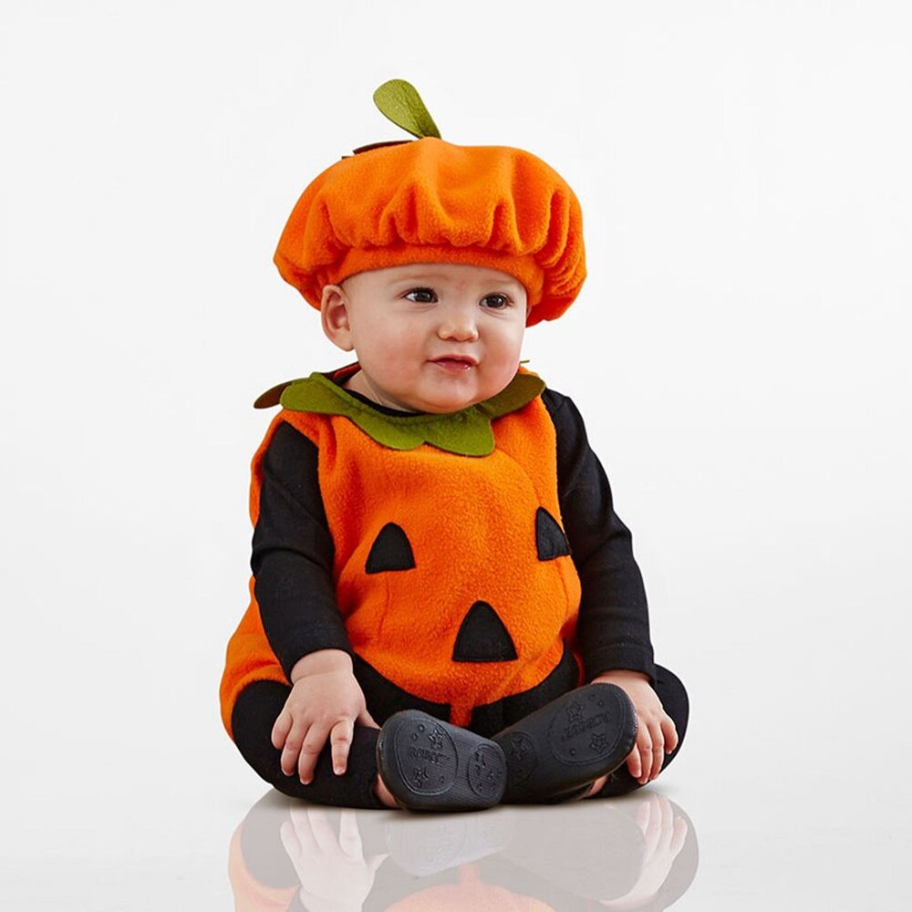 Pottery Barn Kids Baby Pumpkin Halloween Costume